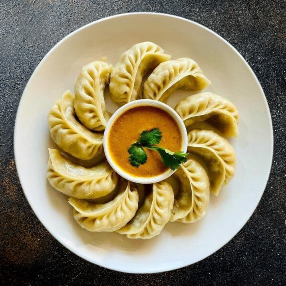 Chicken Momos (Dumplings)